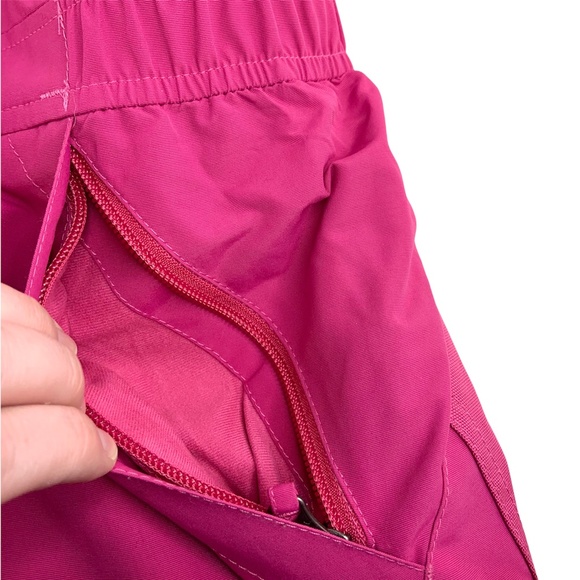 LLBean Kids Cold Buster Snow Bibs Pink Overalls Zip Front Insulated SIZE 18 - Picture 9 of 13